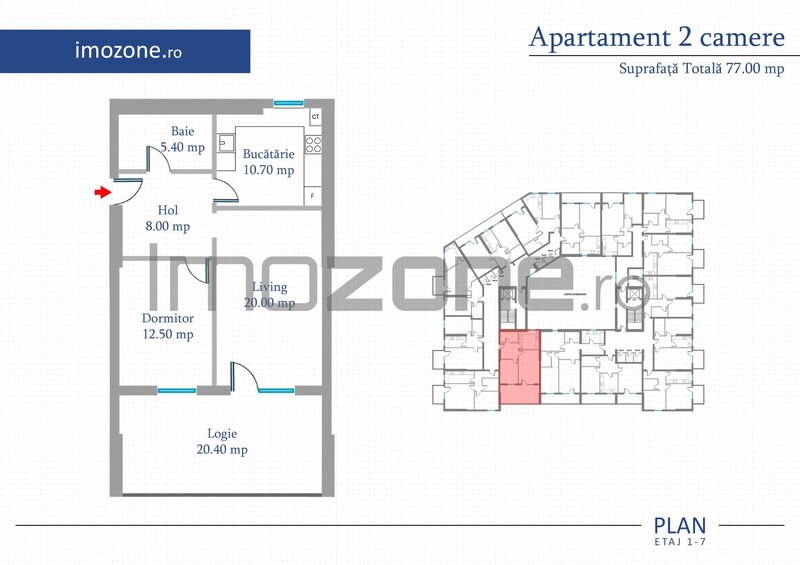 Apartament 2 camere reducere 10% din valoarea avansului!
